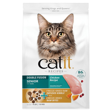 catit 嘿卡堤 三鮮凍乾糧 熟齡貓, 雞肉, 1.8kg, 1袋