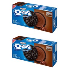 OREO 奧利奧 巧克力夾心餅乾 巧克力奶油, 300g, 2個