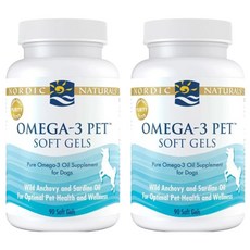Nordic Naturals 寵物魚油膠囊, 90顆, 健康護理, 2罐