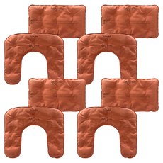 Kosina黃土冷熱麵包長方形+頸肩型, 4套