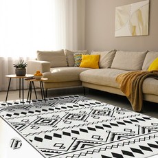 이정데코 보헤미안 컴포트 다이아 몬트 사계절 사각 러그