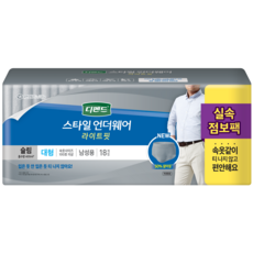 Depend 得伴 男用輕薄合身褲型成人紙尿布 L號, 18片, 1組, L