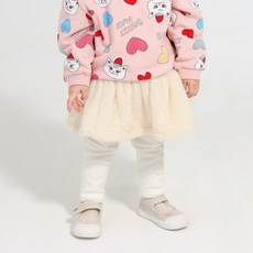 BERRYMAY 女童款絨毛褲裙