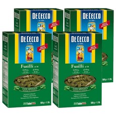 데체코 시금치 푸질리, 500g, 4개