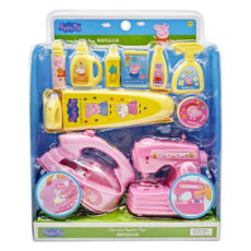 Peppa Pig 粉紅豬小妹 縫紉清潔玩具組 PP60567B, 粉色, 1個