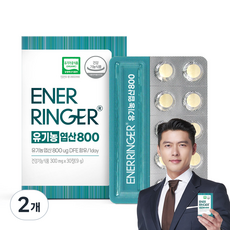 에이치엘사이언스 에너링거 유기농 엽산 800 9g, 2개, 30정