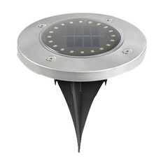 21C Trend 太陽能銀色20LED嵌入式燈8P, 1個, 黃燈