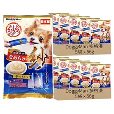 DoggyMan 多格漫 紗雞肉泥 犬用, 乳香, 56g, 10袋