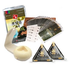 Ttmom 三角飯糰用海苔 20入+DIY三角飯糰壽司器+貼紙, 20g, 1組