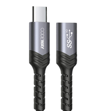 CODEWAY Type-C 公對母延長線 USB3.2 Gen2, 1.5m, 1條