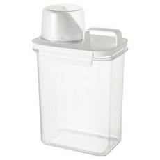 鷹嘴式量杯密封罐 保鮮罐 飼料罐 防潮罐 儲糧罐 儲米罐 米桶-2300ml PET+PP+矽膠材質, 30 x 13 x 8cm, 透明, 1個