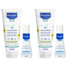 Mustella Stellatopia 潤膚霜 200ml + 溫和潔面啫喱 50ml 套裝, 2組