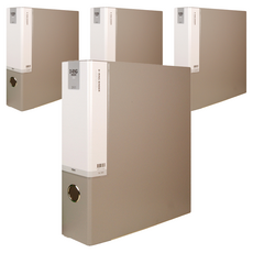 마이다스 D링 합지 바인더 파일 인덱스형 7cm 3공 A4, 회색, 4개