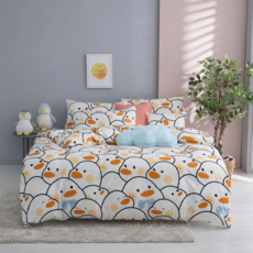 藍貓BlueCat 台灣製抗菌印花床包 6尺 親膚透氣舒適