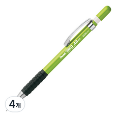 Pentel 飛龍文具 120 A3 DX 製圖自動鉛筆 淺綠色, 0.5mm, 4個