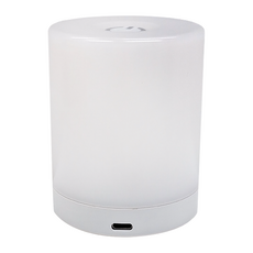 USB充電式觸控小夜燈，暖黃光，ABS材質