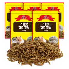 스몰펫 건조밀웜, 150g, 5개