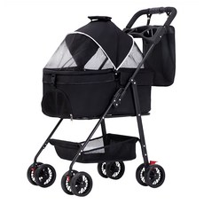 KOLKO 輕便寵物推車 A0352-2, 1個, 黑色