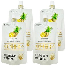 YEONDOOFARM 鳳梨汁, 100ml, 4個