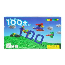 Morphun Junior Xtra 100 + 創意積木 200p 三歲以上, 1盒, Multicolor