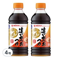 미즈칸 농축 쯔유, 500ml, 4개