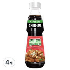 CHIN-SU 香菇醬油, 4個, 330ml
