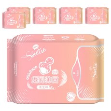 Sweetie 舒芯 超薄抑菌衛生棉 日用型, 24.5cm, 8片, 6包