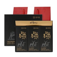 천지양 녹용품은 6년근 홍삼진액 스틱 + 쇼핑백, 1세트, 300ml