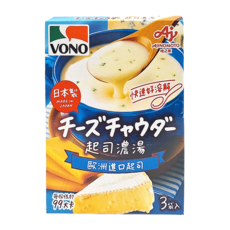 VONO 醇緻原味起司濃湯, 三種歐洲進口起司, 濃郁滑順, 3入, 54g, 1盒