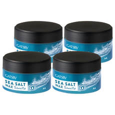 GATSBy 海鹽消光髮蠟 紋理線條, 80g, 4個