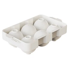 레벤픽 하이볼 아이스볼 얼음 아이스 몰드 6구, 아이보리, 1개