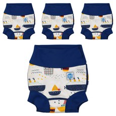 Splash About Happy Nappy 游泳尿布褲 3D加強版 海洋探險家, XL(13~18kg), 4件