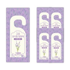 코멧 걸이형 방향제 본품 라벤더향, 4ml, 5개, 라벤더
