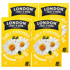 LONDON FRUIT & HERB 蜜香甘菊茶包, 1.5g, 20個, 4盒