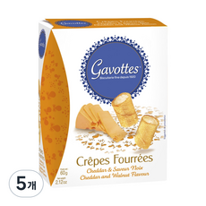 Gabette 迷你可麗餅切達干酪和核桃味, 60g, 5個