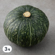 뉴질랜드산 킹 단호박, 1통, 3개