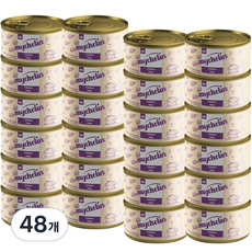 마이슐랭 고양이 주식 비프 파테 습식캔, 닭, 80g, 48개