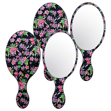 七星新戰士橢圓手鏡架, 黑色, 4個