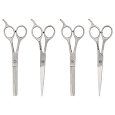 벨로티 굿즈 전문가용 미용가위 세트 커트가위+틴닝가위, 2개