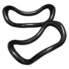 핸디랩 하드 스트레칭 요가링, 블랙, 2개