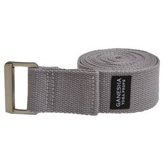 GANESHA YOGA PROPS The Ganesha 8英尺瑜珈帶, 灰色, 1個