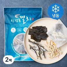 신건호멸치 국내산 3종 통원물 멸치 다시팩 (냉동), 15g, 20개입, 2개