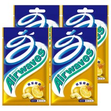 Airwaves 超涼無糖口香糖 蜂蜜檸檬口味, 28g, 4包