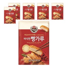 CJ BEKSUL 白雪 脆麵包屑 正宗美味的韓國風味, 450g, 6包