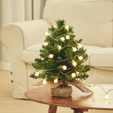 크리스마스 무장식 트리 + LED 줄조명 50구 + 리모콘 세트, 그린(트리), 혼합색상(조명)