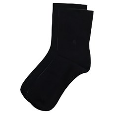 B.V.D. 女款細針寬口襪 - BW502 黑色 70%棉 30%彈性纖維, 22~25cm