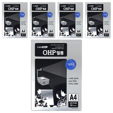 Lami Ace OHP透明膠片複印紙 100mic 100張, A4, 5包