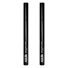 MERZY The First 眼線液筆 Set, 輕薄有彈性, 防水防油, 初學者適用, P1 Oreo, 2支