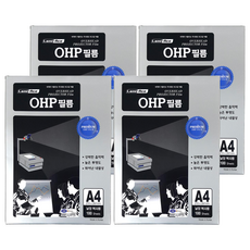 Lami Ace OHP透明膠片複印紙 100mic 100張, A4, 4包