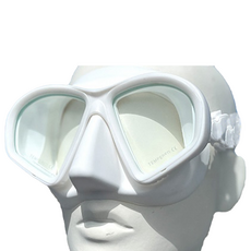ButterFly Fish 蝴蝶魚 自由潛水 面鏡 附收納盒 MK2201, 14.5 x 5.7cm, 透明